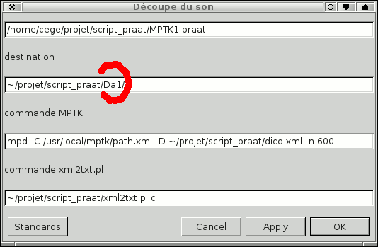 créer un dossier
